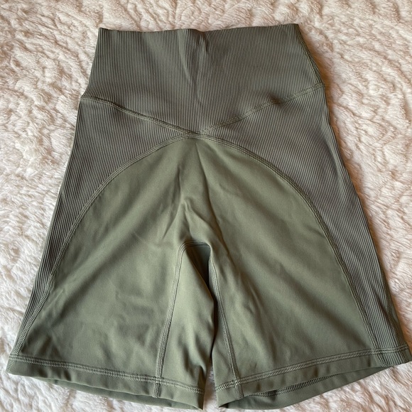 Pants - Aerie green biker shorts